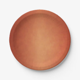 Fall Burnt Copper Hochzeit Pappteller