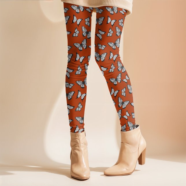 Fall Butterfels Whimsical Halloween-Kern Leggings (Von Creator hochgeladen)