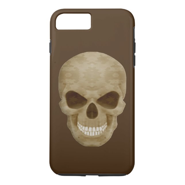 Fall Camouflage Skull iPhone 7 Case-Mate iPhone Hülle (Rückseite)