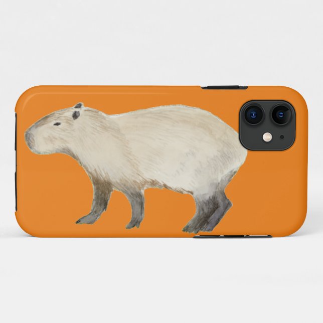 Fall Capybara Case-Mate iPhone Hülle (Rückseite (Horizontal))