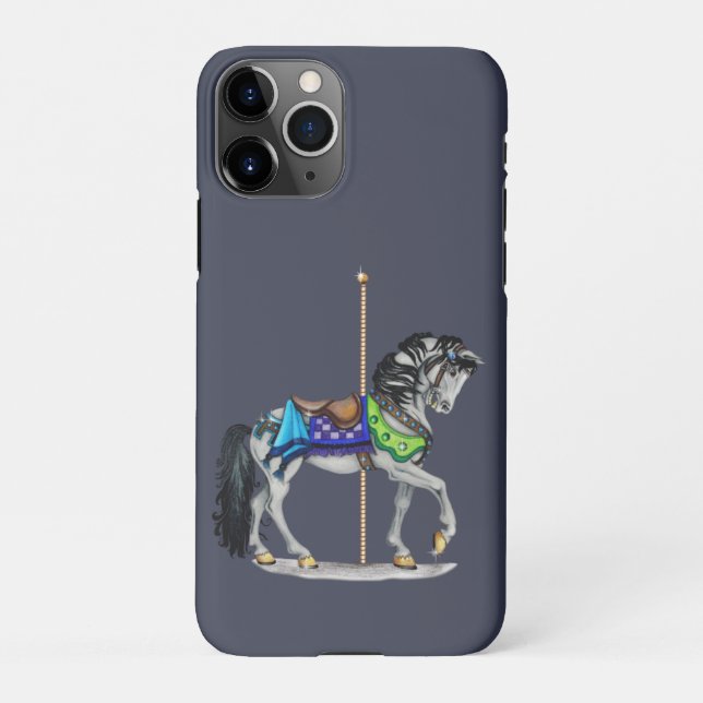 Fall Carousel Horse Case-Mate iPhone Hülle (Rückseite)