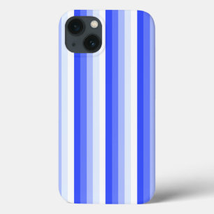 Fall Case-Mate iPhone (Royal Blue Shadow Stripes) Hülle