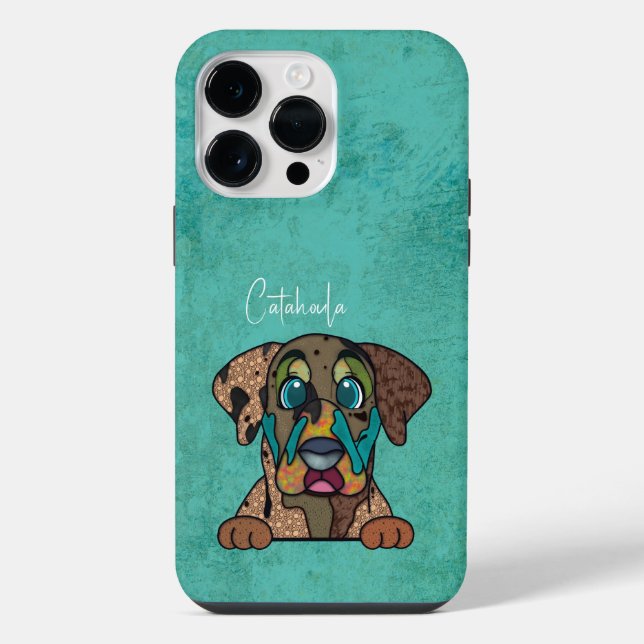 Fall Catahoula Ugly Face Case-Mate iPhone Hülle (Rückseite)
