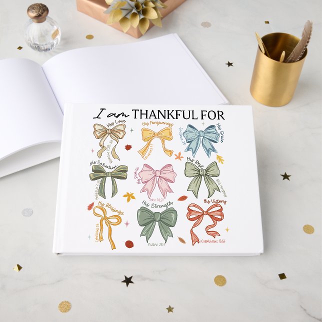 Fall Christlicher Erntedank Gästebuch (Vorderseite Offen)