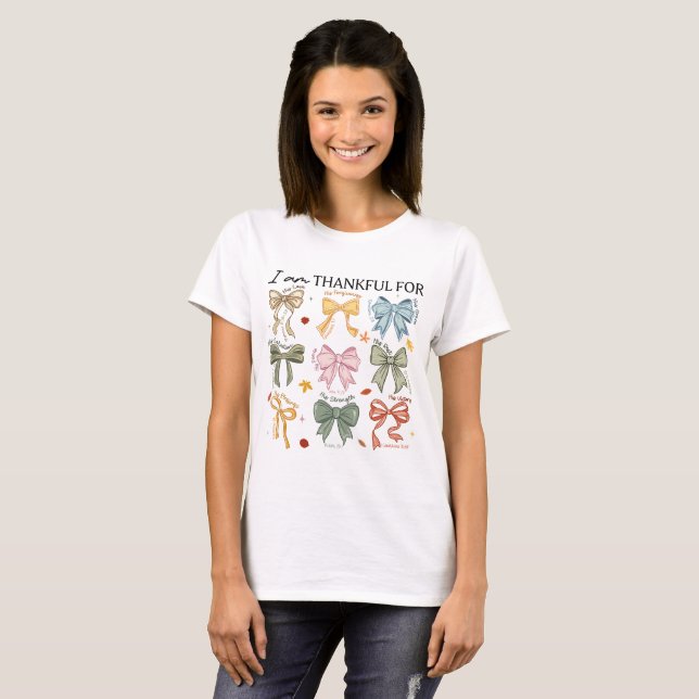 Fall Christlicher Erntedank T-Shirt (Vorne ganz)
