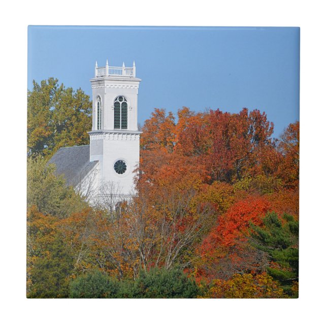 Fall Church Trivet Fliese (Vorderseite)
