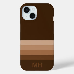 Fall Classic Stripes Monogram iPhone 15 Case-Mate iPhone Hülle