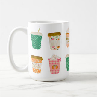 Fall Coffee Cups | Autumn Pumpkin Gewürz Latte Kaffeetasse