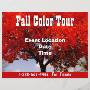 Fall Color Tour Halloween Event Event Flyer