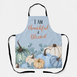 Fall Cook Blue Schürze