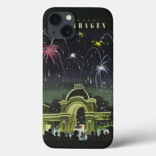 Fall Copenhagen Vintage Travel iPad iPhone 13 Hülle