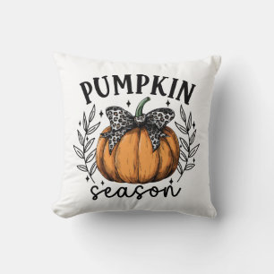 Fall Coquette Pumpkin-Saison Kissen
