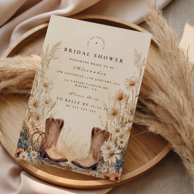 Fall Country Floral Bridal Shower Einladung (Von Creator hochgeladen)