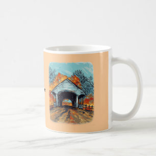 Fall Covered Bridge Tasse