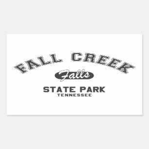 Fall Creek Falls Staat Park, Tennessee Rechteckiger Aufkleber