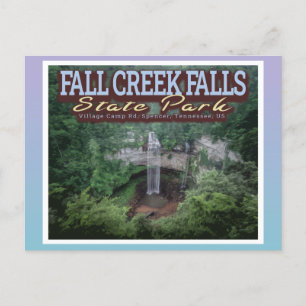 FALL CREEK FALLS STAAT PARK - TENNESSEE USA POSTKARTE