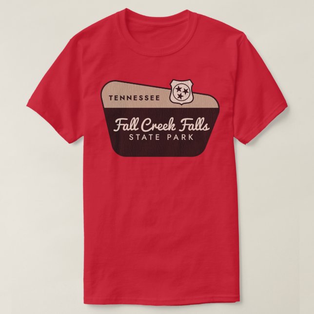 Fall Creek Falls Staat Park Tennessee Willkommensz T-Shirt (Design vorne)