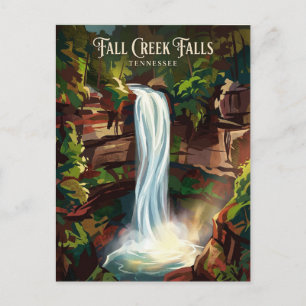 Fall Creek Falls Tennessee Postkarte