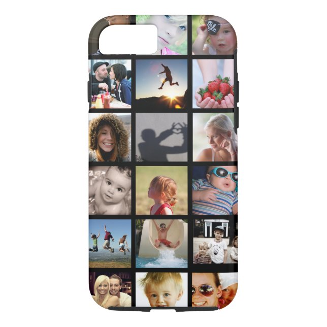 Fall "Customer Foto Collage iPhone 7" (-Mate) Case-Mate iPhone Hülle (Rückseite)