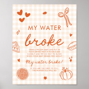 Fall Cutie Pie Mein Wasser Ist Gebrochen Baby Show Poster