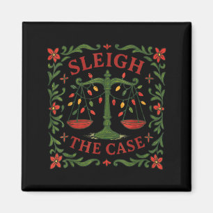 Fall den Fall Lustiger Anwalt Weihnachtsdesign  Magnet