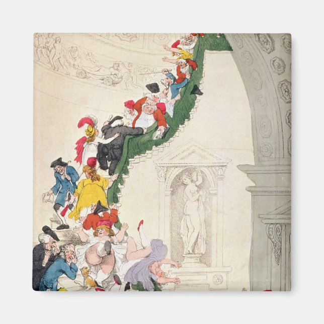 Fall der Ausstellung, c.1800 Magnet (Vorne)