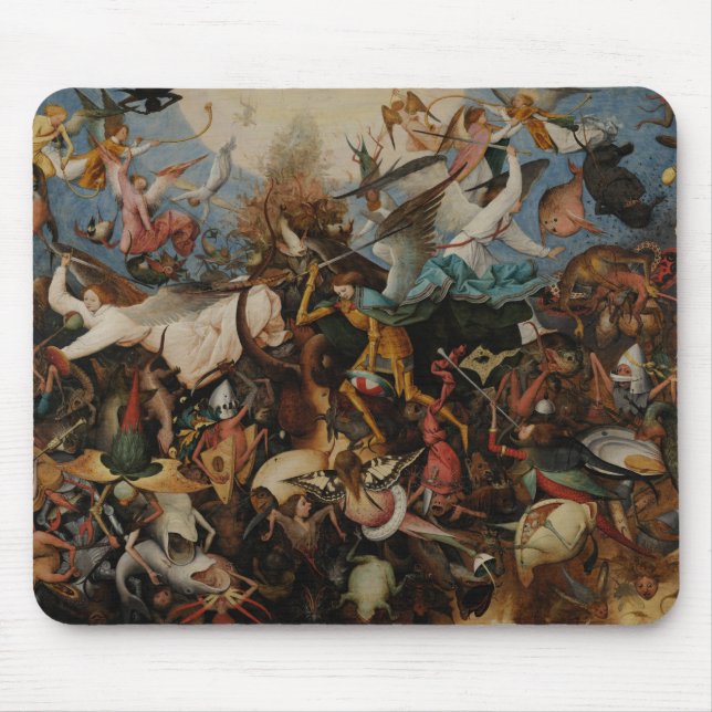 Fall der Engel der Rebellen durch Pieter Bruegel Mousepad (Vorne)