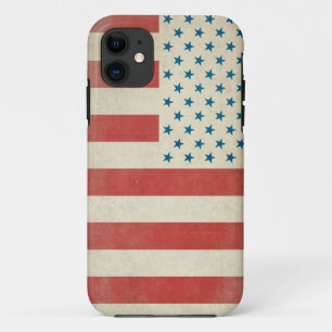 Fall der Vintagen zivilen Flagge in Amerika Case-Mate iPhone Hülle