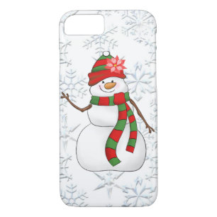 Fall der WeihnachtsAquarellschnee-Frau 8/7 Case-Mate iPhone Hülle