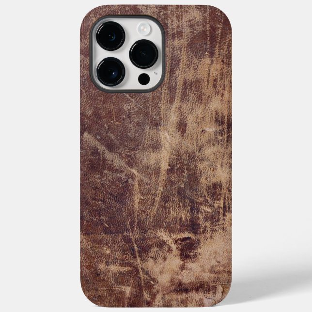 Fall des abgetragenen Leder Case-Mate-iPhone Case-Mate iPhone Hülle (Rückseite)