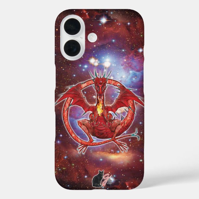 Fall des Cosmic Dragon Case-Mate iPhone Hülle (Rückseite)