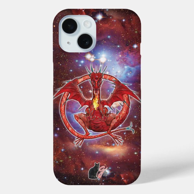 Fall des Cosmic Dragon Case-Mate iPhone Hülle (Rückseite)