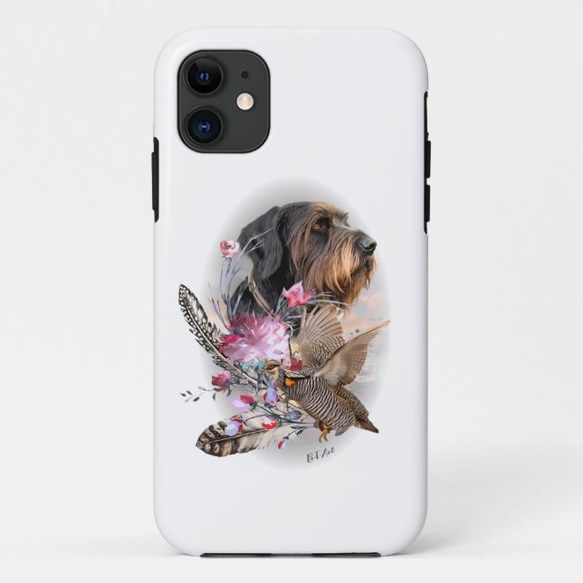 Fall des deutschen Drahthaars Pointer Case-Mate iP Case-Mate iPhone Hülle (Rückseite)