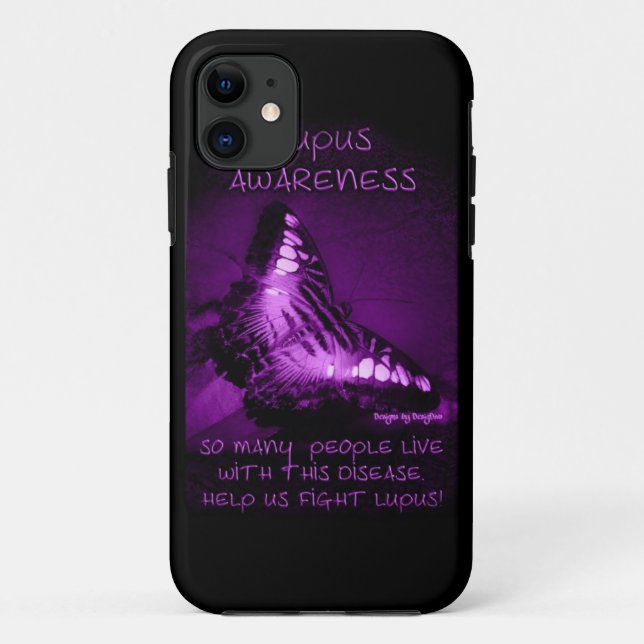 Fall des Lupus-Bewusstseins-iPhone5 Case-Mate iPhone Hülle (Rückseite)