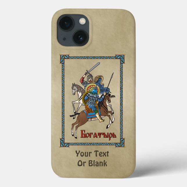 Fall des mittelalterlichen russischen Bogatyr-Case Case-Mate iPhone Hülle (Rückseite)