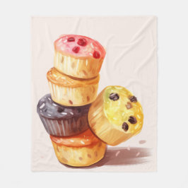 Fall des Muffin Tower Fleecedecke