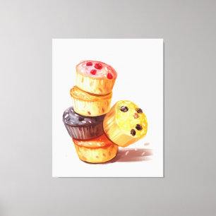 Fall des Muffin Tower Leinwanddruck