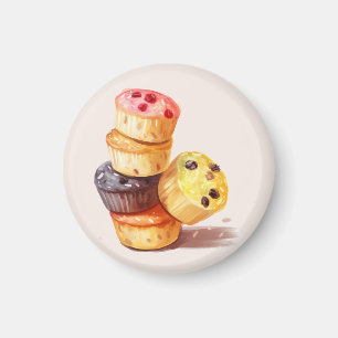 Fall des Muffin Tower Magnet
