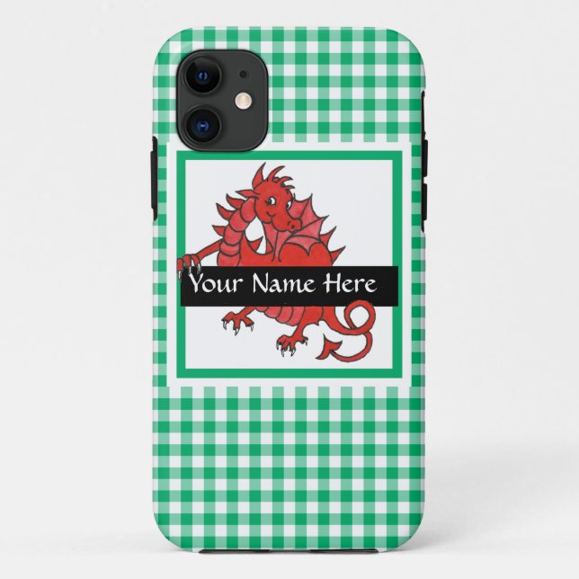 Fall des niedlichen Red Dragon iPhone 5/5 zum Pers Case-Mate iPhone Hülle (Rückseite)