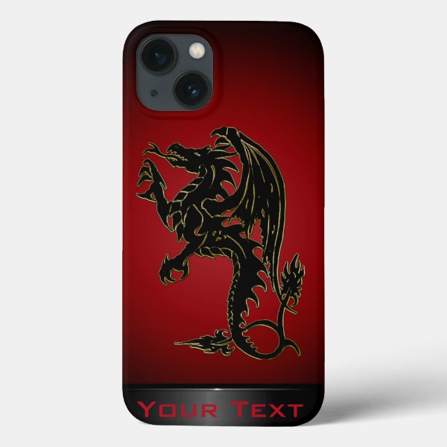 Fall des traditionellen Gradient Dragon Case-Mate  iPhone Hülle (Rückseite)