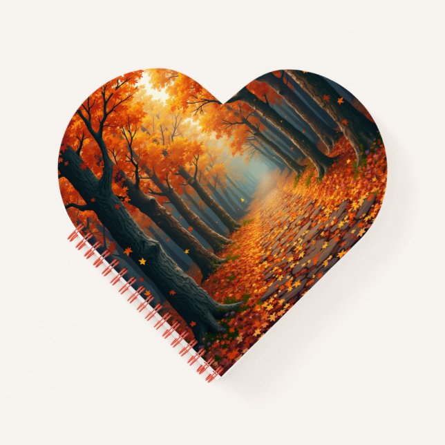 Fall-Design-Notebook Notizbuch (Vorderseite)