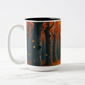 Fall-Design-Tasse Zweifarbige Tasse