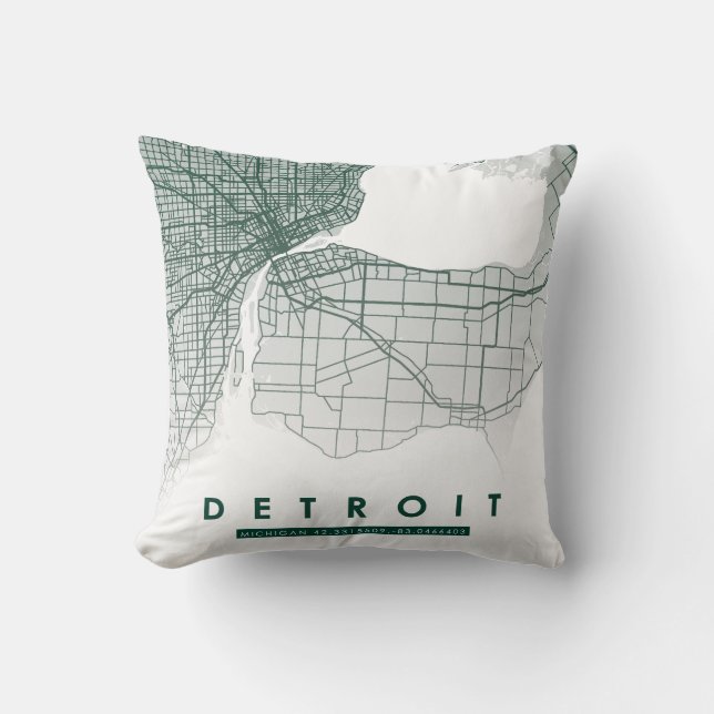 Fall Detroit Pillow Kissen (Vorderseite)