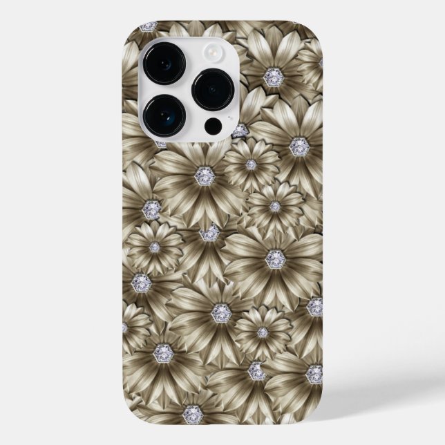 Fall Diamond Blume Case-Mate iPhone Hülle (Rückseite)