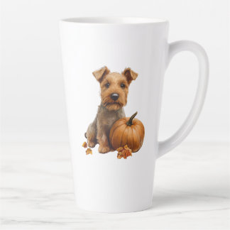 Fall Dog Latte Tasse