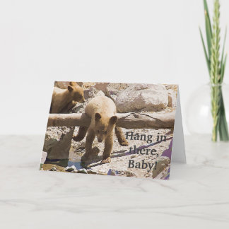 Fall dort im Baby! Karte