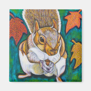 Fall-Eichhörnchen Magnet