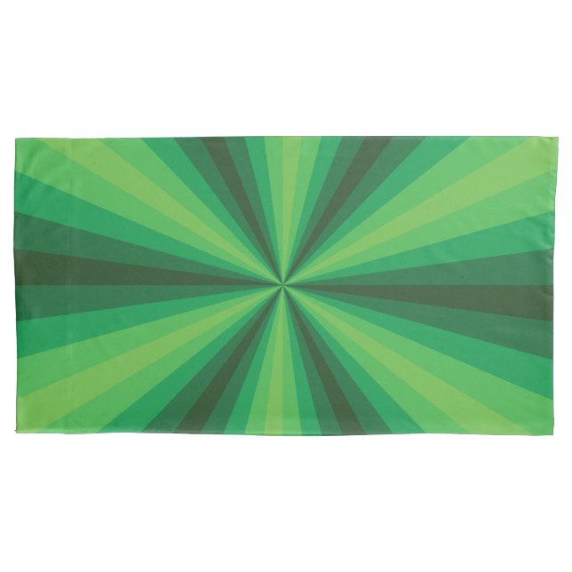 Fall einer optischen Illusion Grünkissen Kissenbezug (Vorderseite)