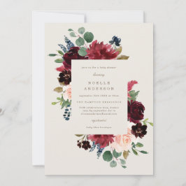 Fall Elegance Baby Shower Einladung