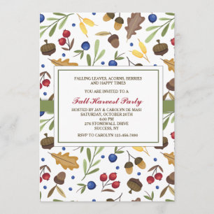 Fall-Element-Einladung Einladung